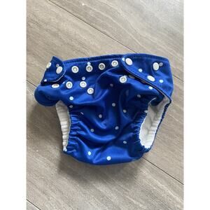 Charlie Banana Cloth Diaper blue polka dot